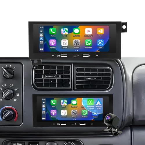 Aitrenlu Car Radio for Dodge Ram 1500 2500 3500 1994–2002, Jeep Wrangler 1997-2002, Grand Cherokee 1993-1998, Town & Country 1990-2000, Touch Screen Stereo with Fast Charger Carplay Android Auto GPS FM 5G WiFi - Image 1