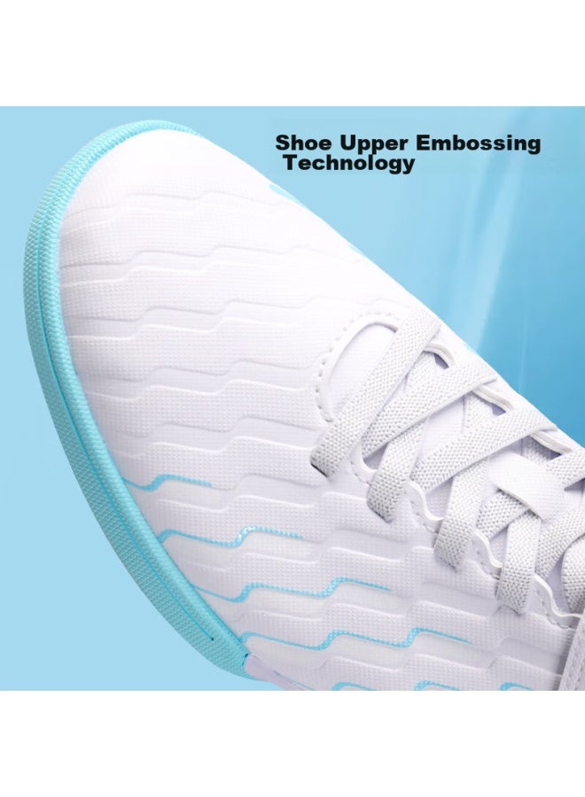 Li-Ning Li-ning Soccer Cleats For Children, Youth, And Teenagers With Molded Studs, Velcro, Professional Training And Competition Shoes For Boys And Girls, Size 31 - Image 4