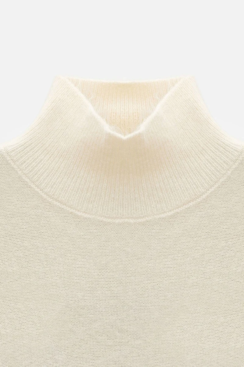 Dilvin Cream Natural DILVIN Women's Wool-Blend Sweater for Women | Best Price UAE