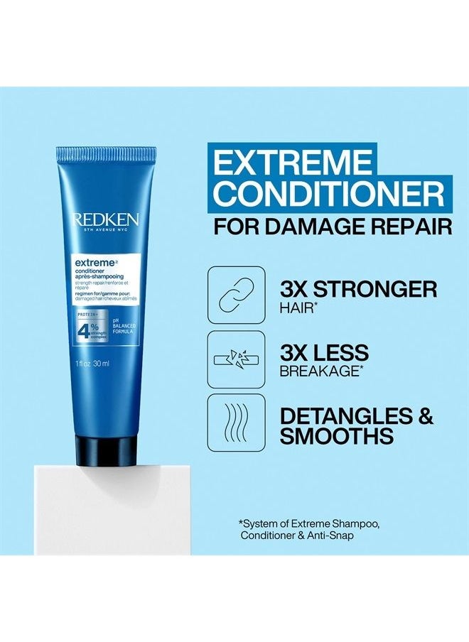 REDKEN - Redken Extreme Conditioner | Conditioner for Damaged Hair | Strengthen & Protect Damaged Hair | Infused With Proteins | 1 Fl Oz - Image 1