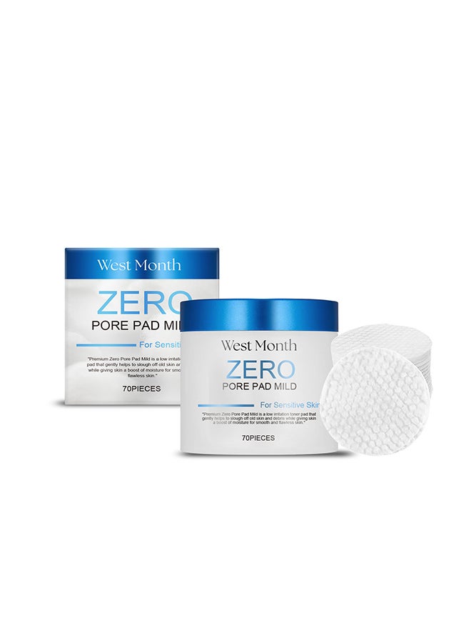 القمر الغربي ضمادات قطنية لتنعيم المسام من West Month، تنظيف وتجديد وتجديد البشرة - Image 1