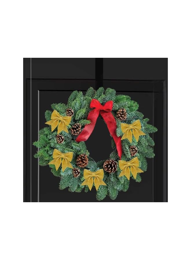 The Bros 8PCS Gold Bows for Christmas Tree,Xmas Tree Bows,5.5 Inch Christmas Bows Glitter Wreaths Bows for Tree Decorations,Sequin Bows Ties Ornaments for Christmas Tree,Wreaths,Garland Decorations - Image 4