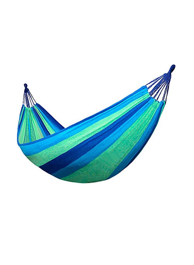 Aknur Double Canvas Hammock Swing Blue - Image 2