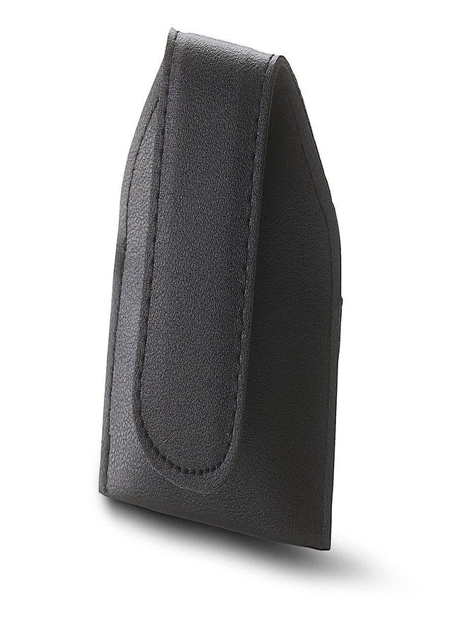 Taom TMCH Black Cue Chalk Pouch Bag Leather Billiards Pool Chalk Holder - Image 2