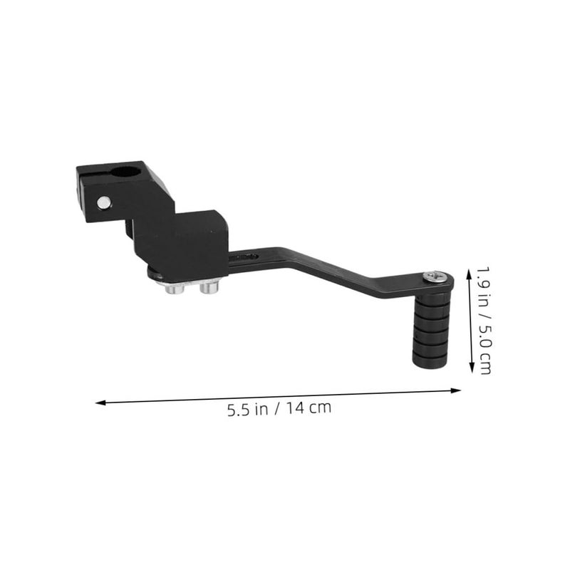 2pcs Black Aluminum Alloy Motorcycle Folding Gear Shifter Levers - Image 3