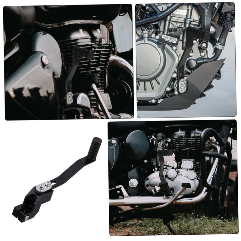 2pcs Black Aluminum Alloy Motorcycle Folding Gear Shifter Levers - Image 5
