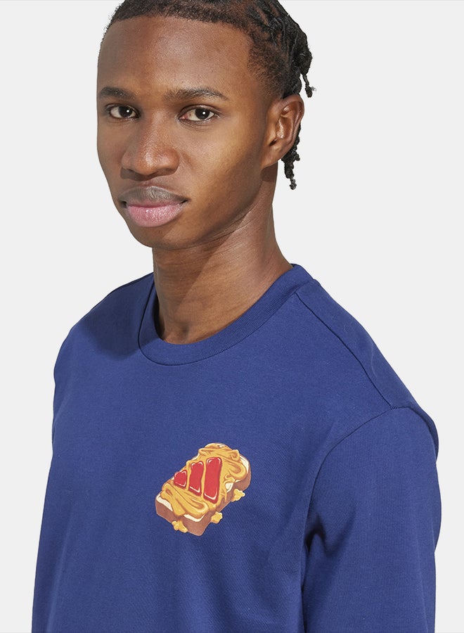 Adidas Food Peanut Butter & Jelly Graphic T-Shirt - Image 2