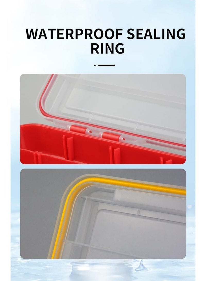 MEBAO Mingbang Lure Box Storage Box, Large Sealed Waterproof Large Capacity Lure Box, Large Soft Lure Tool Box - Image 3