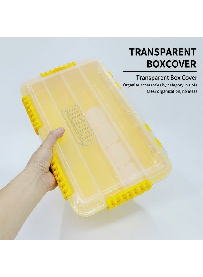 MEBAO Mingbang Lure Box Storage Box, Large Sealed Waterproof Large Capacity Lure Box, Large Soft Lure Tool Box - Image 1