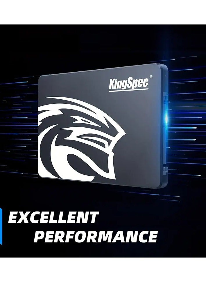 KingSpec P3 Solid State Drive 2.5" SATA ||| 256 GB SSD for Desktop, Laptop Computers And PS5 Xbox Shock-Resistant, Vibration-Resistant 3D NAND  - Image 1