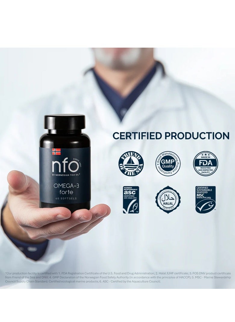 NFO NFO OMEGA 3 FORTE [60 Capsules]  - Image 5