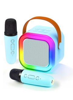 Karaoke Machine for Kids & Adults - Portable Mini Karaoke with 2 Wireless Microphones, Bluetooth Speaker, Voice Changer, LED Lights, Singing Toy & Gift for Girls & Boys, 3-12 Years - pzsku/Z292AE6F5033DF565C27EZ/45/_/1740491801/bf8f6d39-76ee-4a12-8385-79858210aa2e