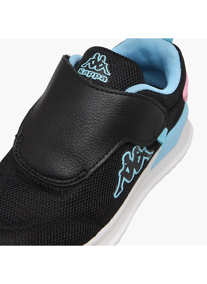 Kappa Girls' Pull Tab Detail Sports Shoes with Hook and Loop Closure  - Image 4