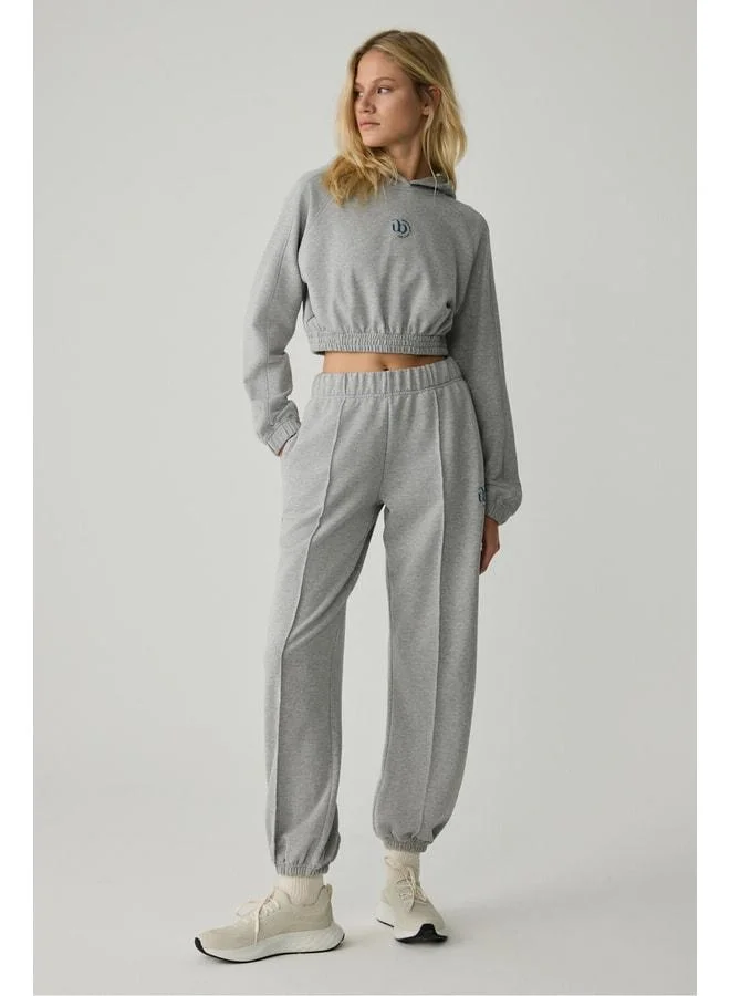 Korel Women's Grey Melange Sweatpants