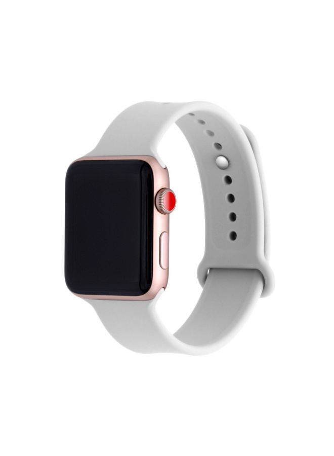 EHOME Replacement Band For Apple Watch 44mm Light Grey - Image 2
