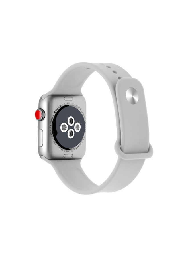 EHOME Replacement Band For Apple Watch 44mm Light Grey - Image 3