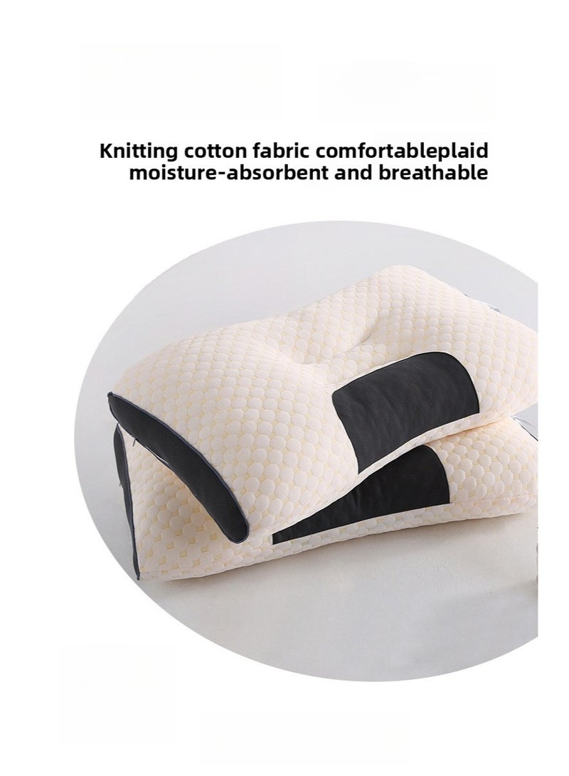 قطعتان، وسادة مريحة للغاية لتخفيف آلام الرقبة والرأس والكتف، وسائد دعم محيطية للنوم على السرير، وسادة تمدد للعمود الفقري العنقي، للنوم على الجانب والظهر والبطن - Image 2