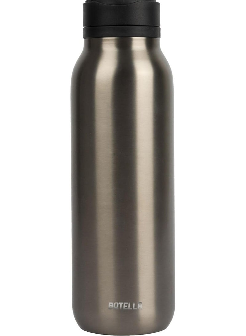 Botella Botella Insulated Water Bottle Pro - Leakproof Stainless Steel, Sports & Travel, 900ml, Gunblack  - Image 2