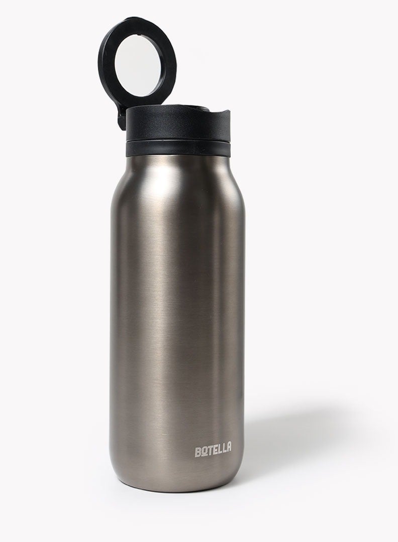 Botella Botella Insulated Water Bottle Pro - Leakproof Stainless Steel, Sports & Travel, 900ml, Gunblack  - Image 3