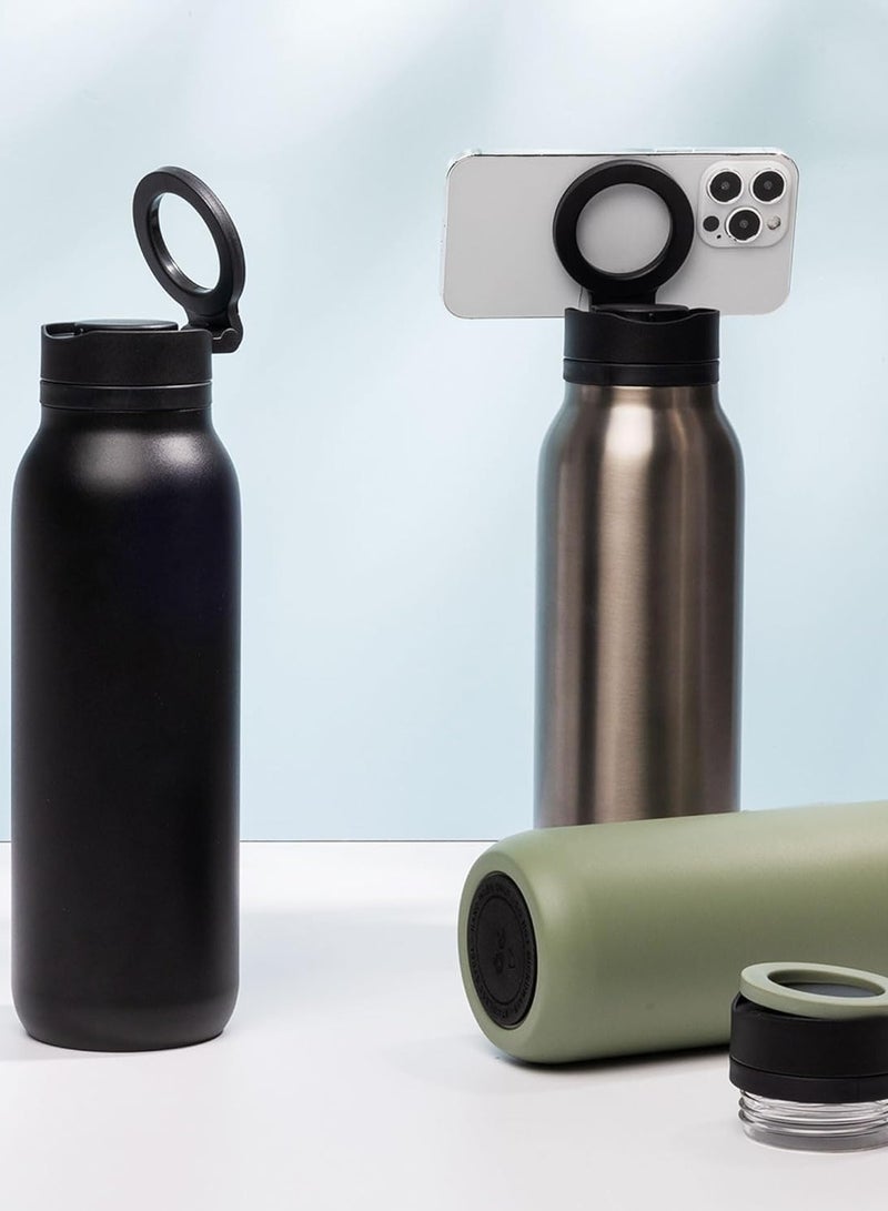 Botella Botella Insulated Water Bottle Pro - Leakproof Stainless Steel, Sports & Travel, 900ml, Gunblack  - Image 5