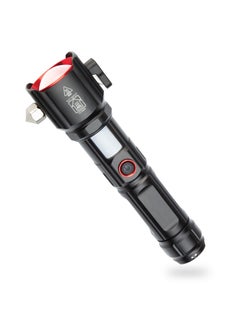 "Flexy Rechargeable Flashlight, 6000mAh Battery, 30W Laser LED, 3000 Lumens, Aircraft Aluminium Body, 1800m Range, 3 Modes, Type-C, 2-Year Warranty, Focus Adjustable."