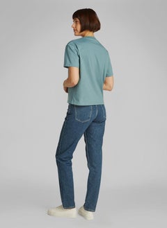 Calvin Klein Jeans Logo Detail Knitted T-Shirt  - Image 2