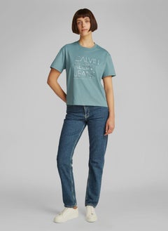 Calvin Klein Jeans Logo Detail Knitted T-Shirt  - Image 4