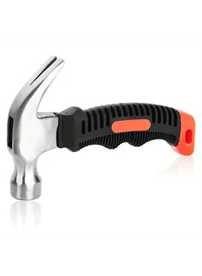 4pcs Mini Claw Hammers Ergonomic Red Handles Durable Metal Tool For Home Camping - Image 4