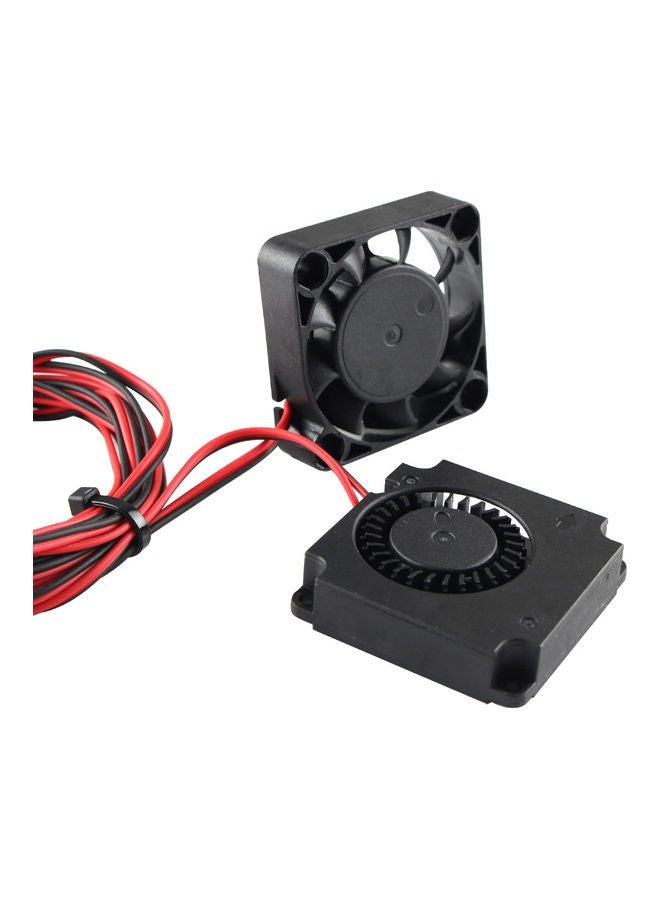 Loquat Cooling Fan DC 24V Compatible with Ender 3 Black/Red  - Image 5