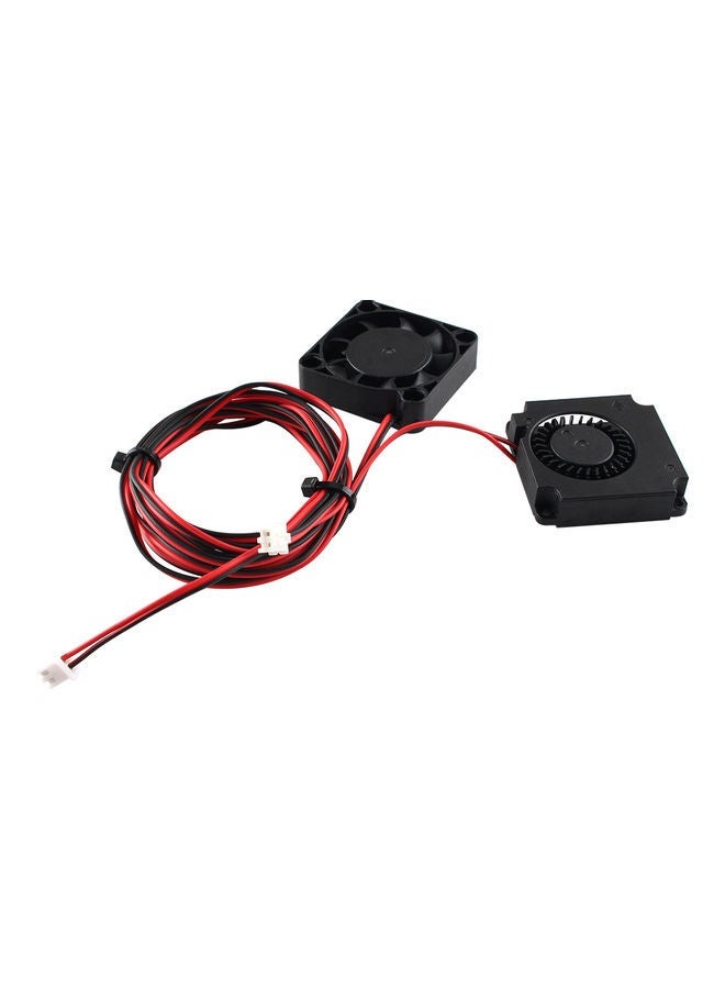 Loquat Cooling Fan DC 24V Compatible with Ender 3 Black/Red  - Image 2