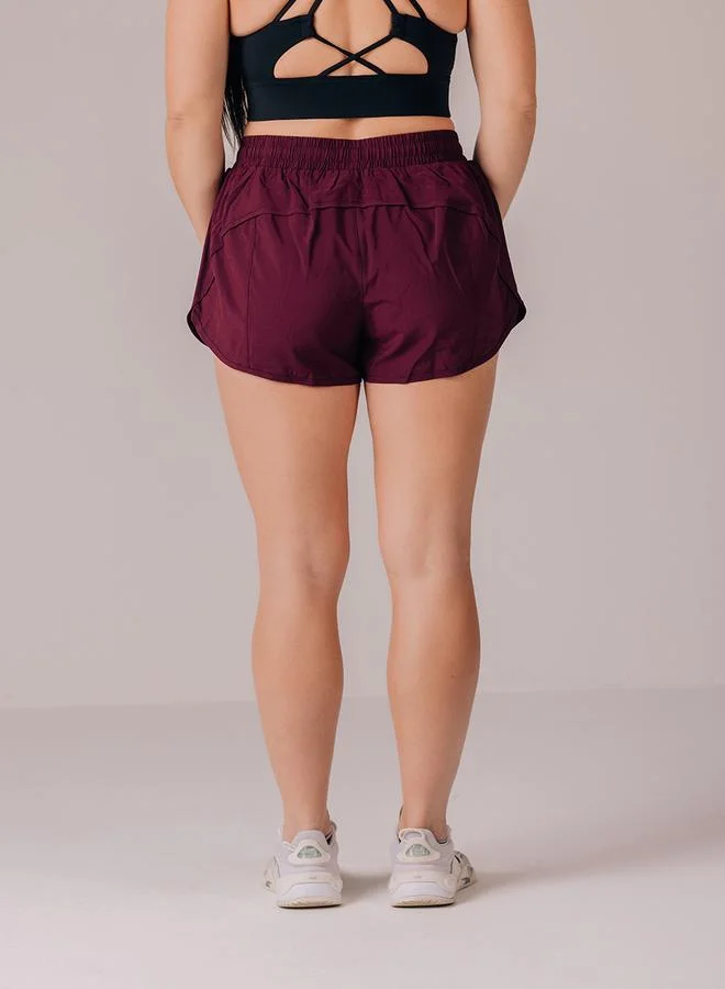 PALMFIT Palmfit Women Burgundy Evolve 3.0 Active Shorts