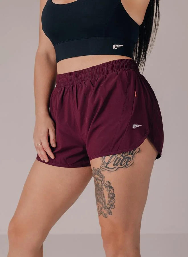 PALMFIT Palmfit Women Burgundy Evolve 3.0 Active Shorts