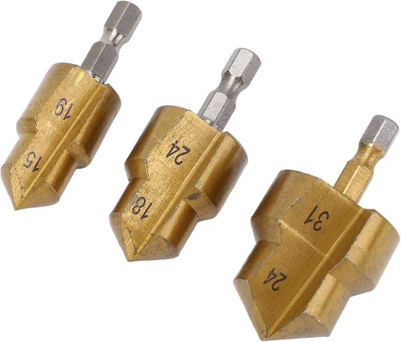 3PCS PPR Lifting Drill Bits High Speed Steel 15 19mm 18 24mm 24 31mm for Water Tube Expansion Hole Opener - Image 5