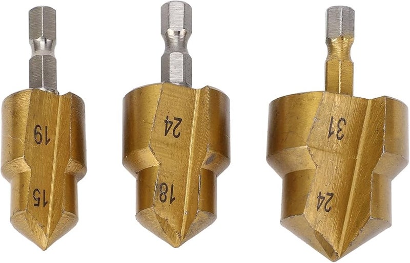 3PCS PPR Lifting Drill Bits High Speed Steel 15 19mm 18 24mm 24 31mm for Water Tube Expansion Hole Opener - Image 4