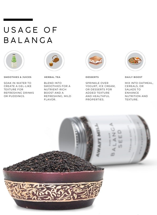 Awafi Mill AWAFI MILL Tukh Malanga | Balanga Seeds | Natural Superfood for Beverages & Culinary Use - Image 3