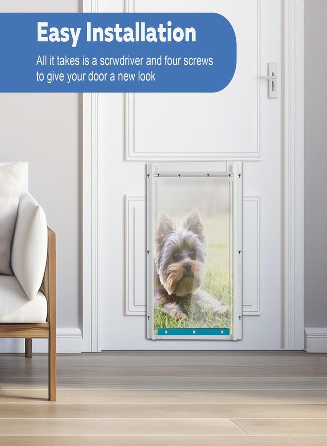 Wordcam XL Dog Door Replacement Flaps,Compatible with Ideal Pet Products Designer Series DSPRFXL RFXLN, Measures 10 1/2"x15",Longer Lasting, Flexible, Magnetic - Image 4