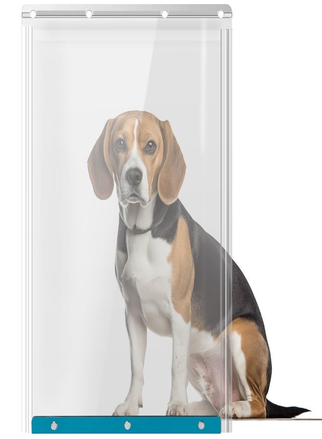 Wordcam XL Dog Door Replacement Flaps,Compatible with Ideal Pet Products Designer Series DSPRFXL RFXLN, Measures 10 1/2"x15",Longer Lasting, Flexible, Magnetic - Image 1