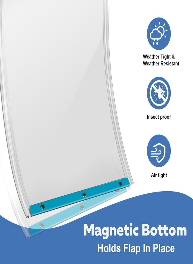 Wordcam XL Dog Door Replacement Flaps,Compatible with Ideal Pet Products Designer Series DSPRFXL RFXLN, Measures 10 1/2"x15",Longer Lasting, Flexible, Magnetic - Image 3