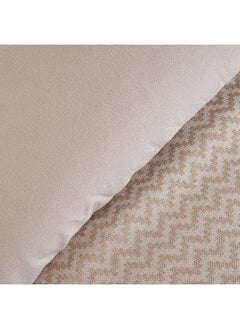 Cottage Cottage chevron 2pc comforter set twin 150*220cm microfiber beige  - Image 2