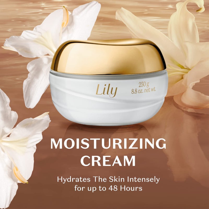 Lily O BOTICARIO Lily Satin Hydrating Body Cream, 24 Hour Fragranced Body Butter for Dry Skin, 8.8 Ounce - Image 2