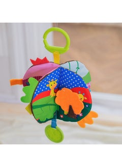 Generic Baby Cloth Book Baby Educational Cloth Book Early Education Toys Tear-proof Three-dimensional Cloth Book With Ringing Paper-Color:Sky Cloth Book  - Image 2
