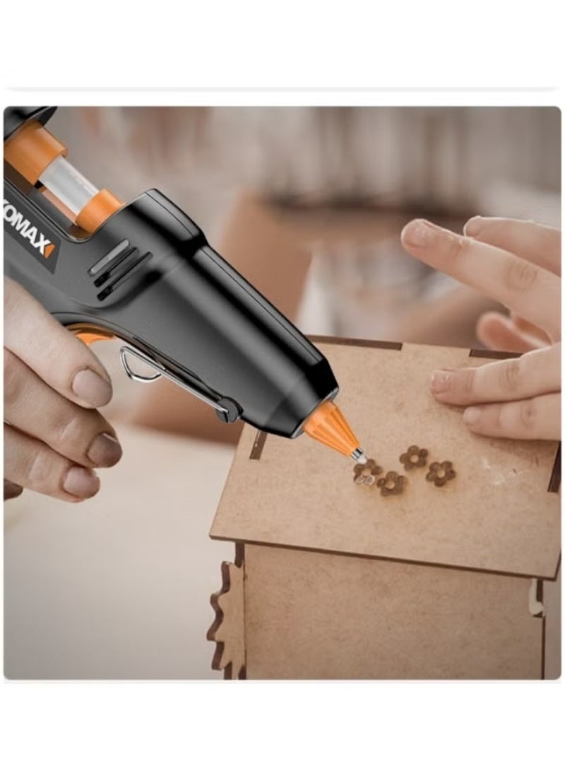 komax 50W Mini Hot Glue Gun Kit with 10 Glue Sticks – Fast Heating Compact Glue Gun - Image 3