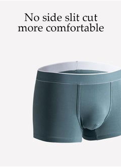 DUNISO 4 Packs Men's Briefs Set Cotton Underwear  Breathable and Comfortable Underpants with High Elastic Waistband Boxer Briefs for Teenager Multi-Colors Available Briefs  - Image 5