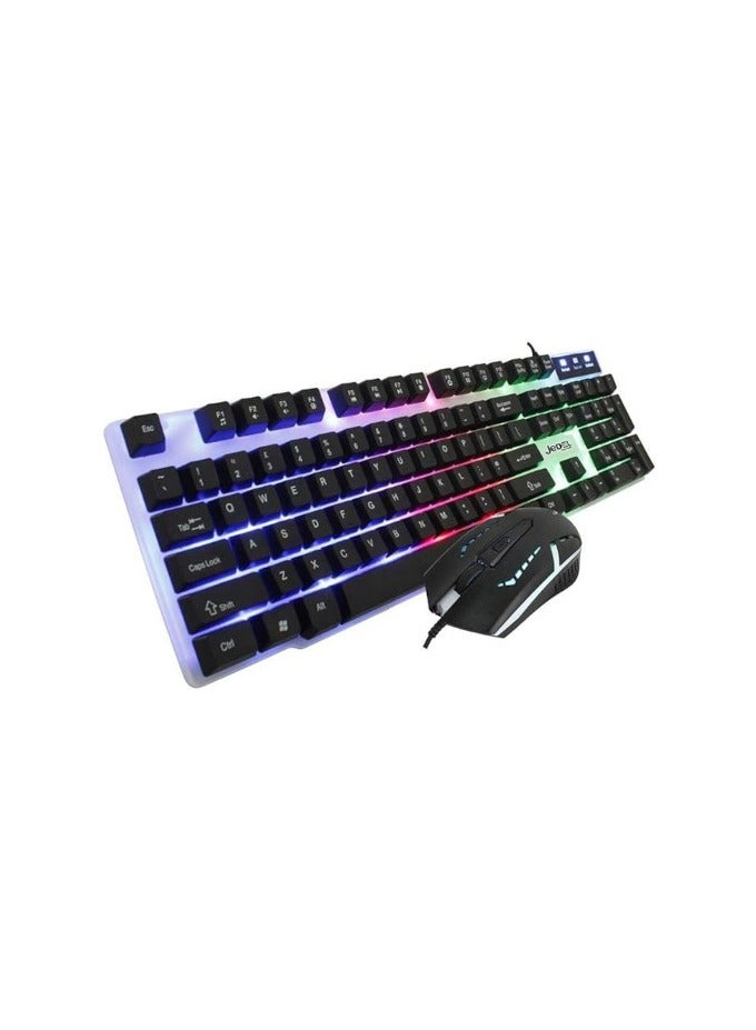 JeDEL Jedel GK-100 Gaming Keyboard & Mouse Combo  - Image 1