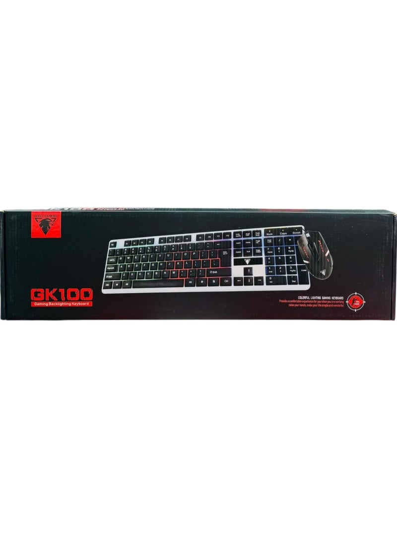 JeDEL Jedel GK-100 Gaming Keyboard & Mouse Combo  - Image 2