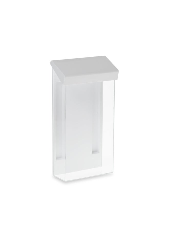SourceOne Source One Peel and Stick Outdoor Brochure Holder 4 Inches Wide Clear Acrylic Wall Mounting Literature Dispenser - Image 2