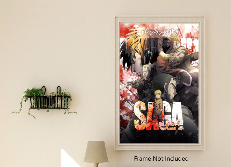 FatCat Wall Graphics Vinland Saga ãƒ´ã‚£ãƒ³ãƒ©ãƒ³ãƒ‰ãƒ»ã‚µã‚¬ Anime Poster and Prints Unframed Wall Art Gifts Decor 12x18" - Image 2