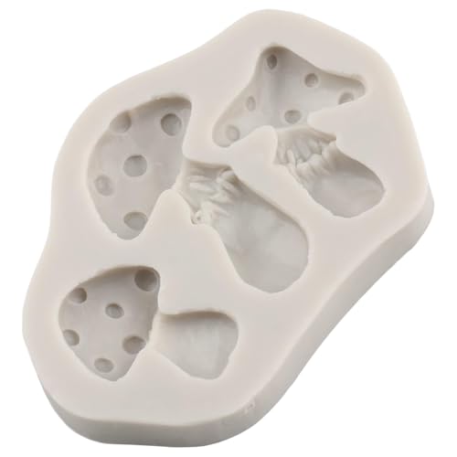 Sijiangmold 3D Mushroom Fondant Silicone Molds Mushroom Chocolate Mold For Cake Decorating Chocolate Candy Polymer Clay Resin Gum Paste Set Of 2 - Image 5