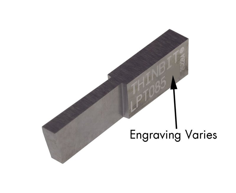 LITTLEBIT 3 Pack LPT085D2 THINBIT 'L' Series Parting Insert, Uncoated Carbide for Steel, cast Iron and Stainless Steel with Interrupted cuts - Image 2