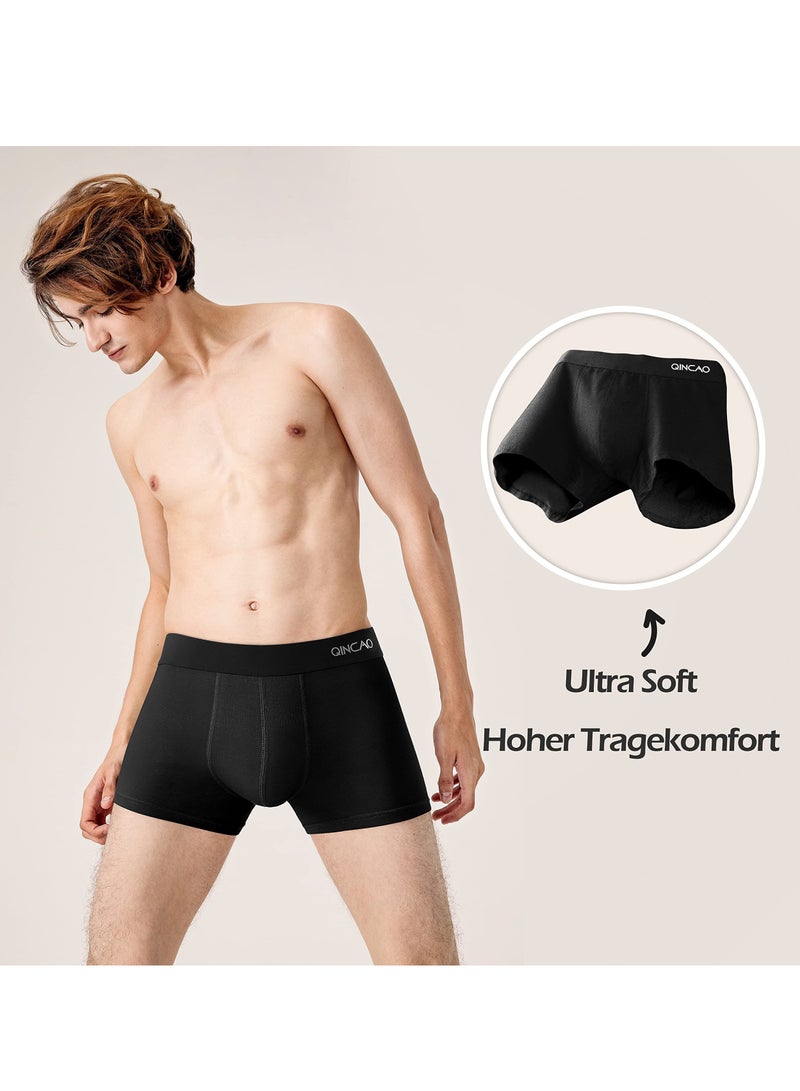 QINCAO QINCAO Men's boxer briefs, retro, pure cotton material, 12 pieces  size XXL  - Image 5